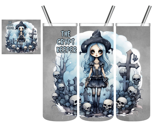 The Crypt Keeper Girl Halloween 20 oz Tumbler