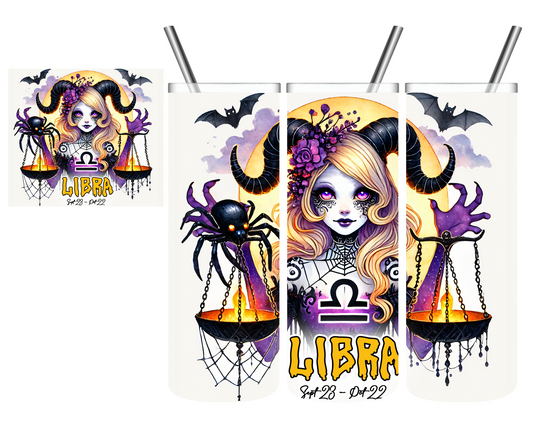 Halloween Libra Zodiac Sign Celestial 20 oz Tumblers