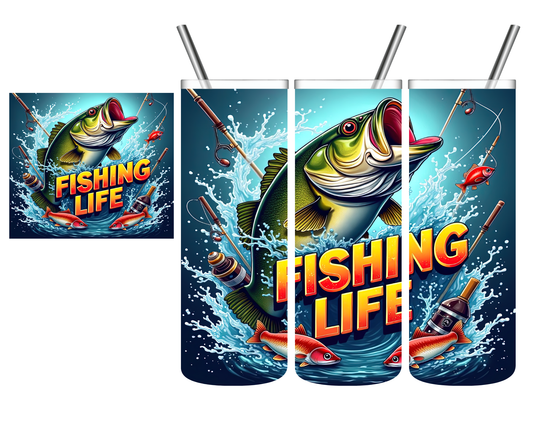 Fishing Life 20 oz Tumbler