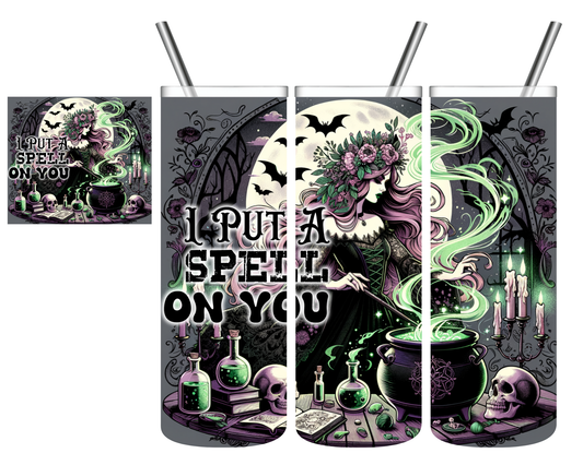 I Put a Spell on You Witch Halloween 20 oz Tumbler