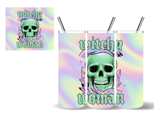 Iridescent Witchy Woman 20 oz Tumbler