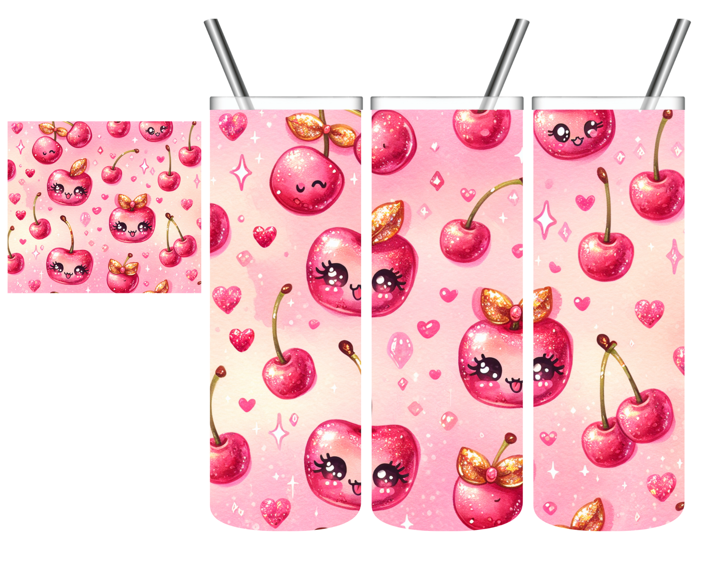 Smiling Cherries 20 oz Tumbler