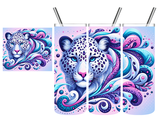 Pastel Leopard 20 oz Tumbler