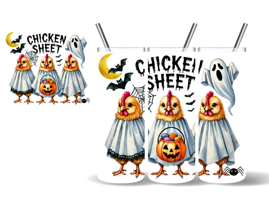 Chicken Sheet Halloween 20 oz Tumbler