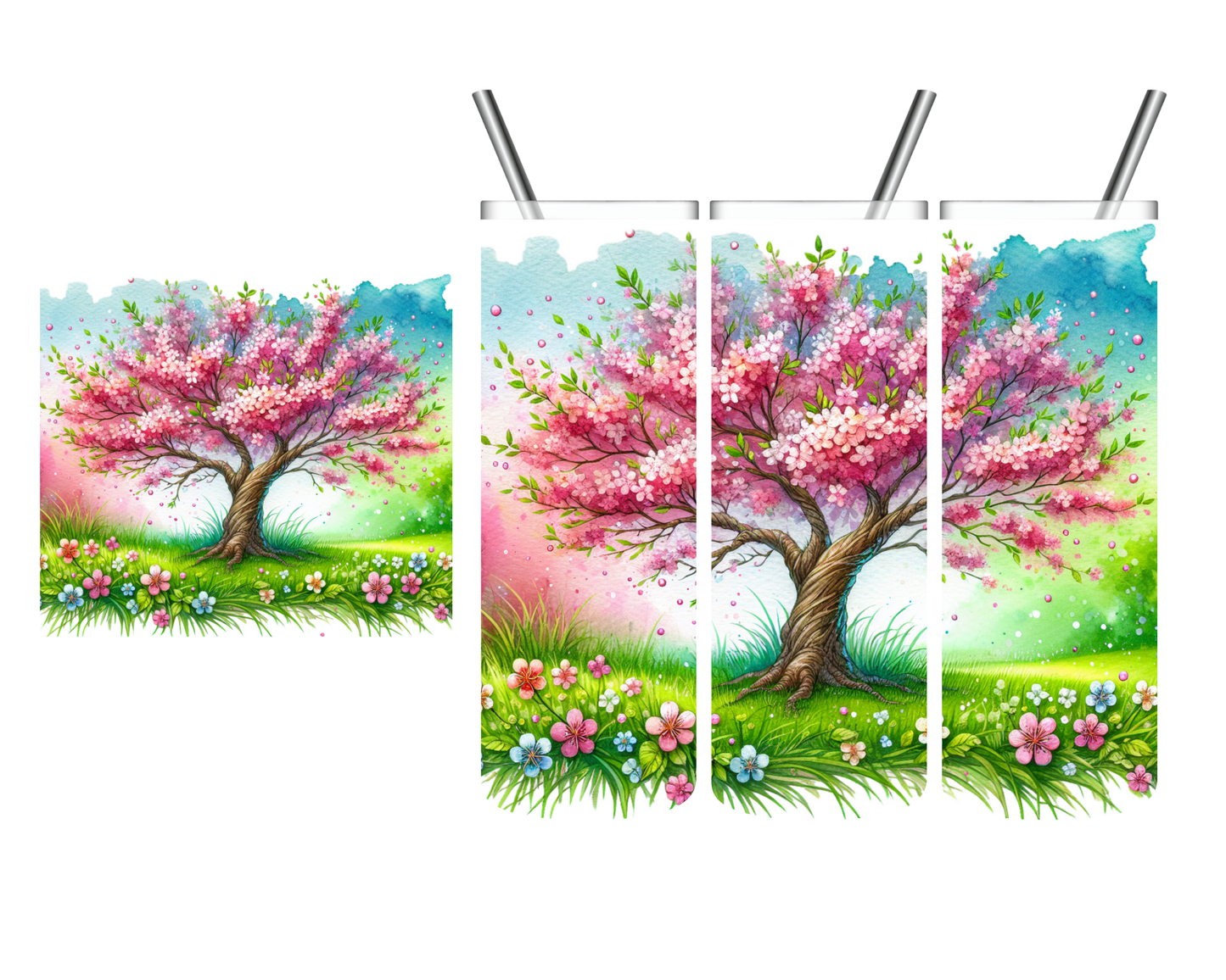 Cherry Blossom Tree 20 oz Tumbler