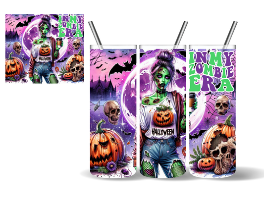 In My Zombie Era Halloween 20 oz Tumbler