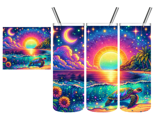 Magical Beach Sunset 20 oz Tumbler