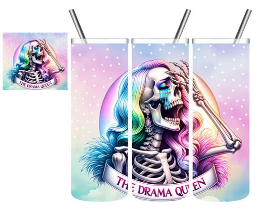 The Drama Queen Skeleton 20 oz Tumbler