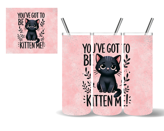 You've Got To Be Kitten Me Cat 20 oz Tumbler