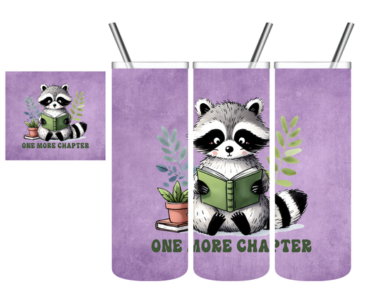 One More Chapter Raccoon Books 20 oz Tumbler