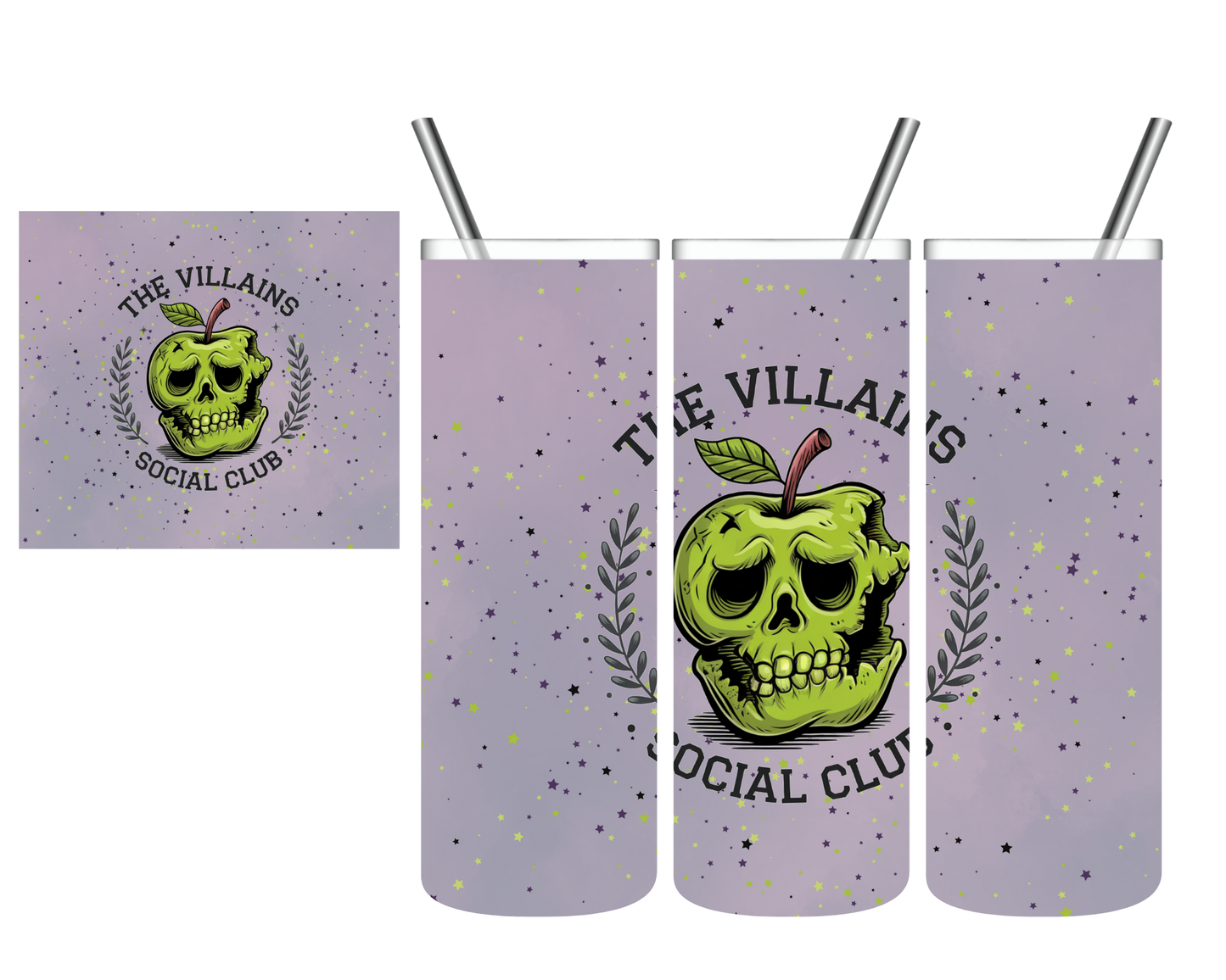 The Villains Social Club Poison Apple 20 oz Tumbler