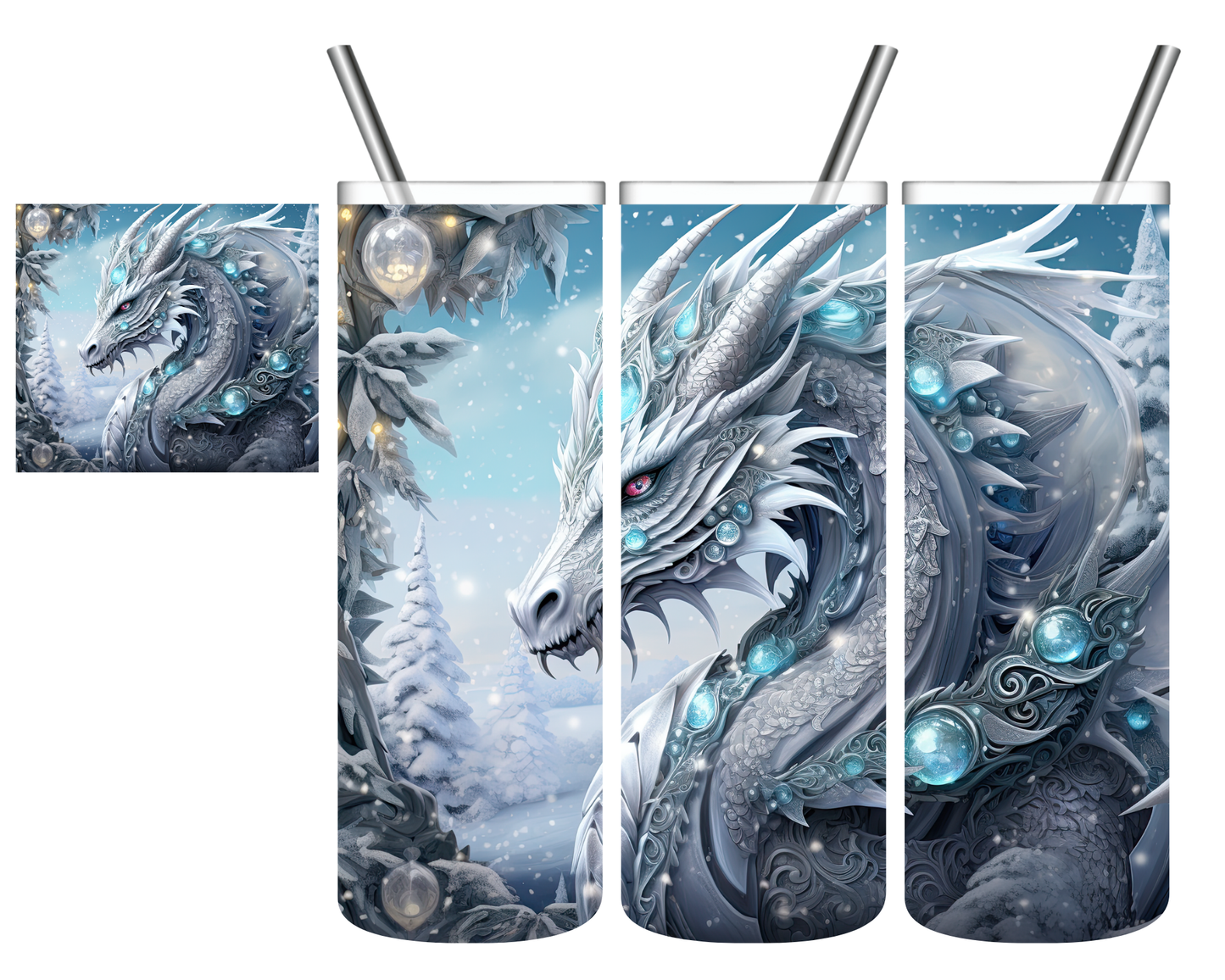 Ice Dragon 20 oz Tumbler