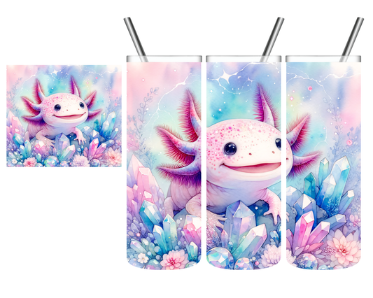 Axolotl Crystals 20 oz Tumbler