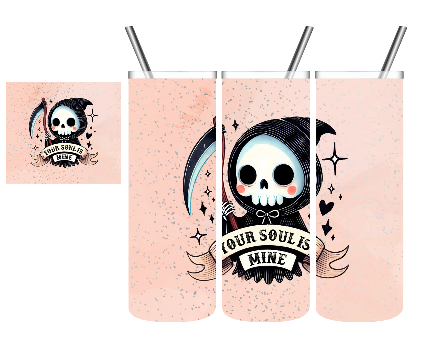 Your Soul is Mine Reaper 20 oz Tumbler