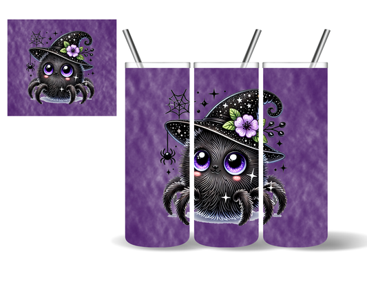 Cute Spider Witch Halloween 20 oz Tumbler