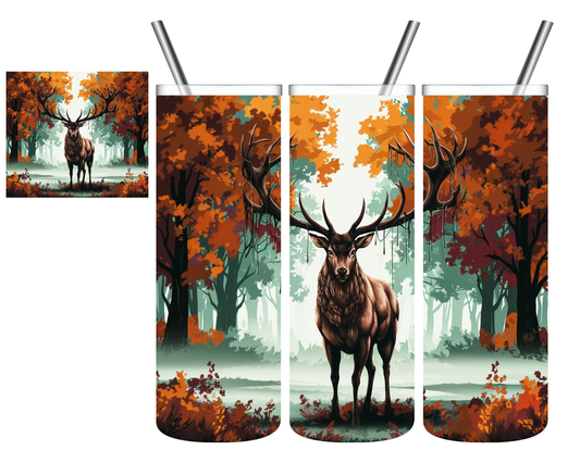 Buck In The Woods Fall 20 oz Tumbler