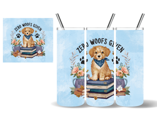 Zero Woofs Given Dog Pet Books 20 oz Tumbler