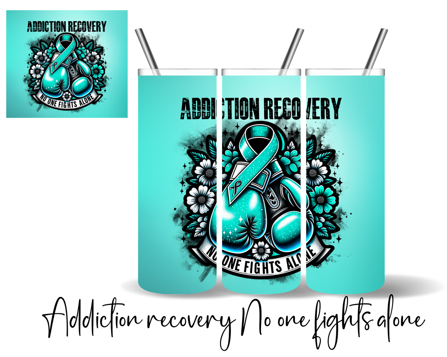 Addiction Recovery Tumblers | 8 Designs